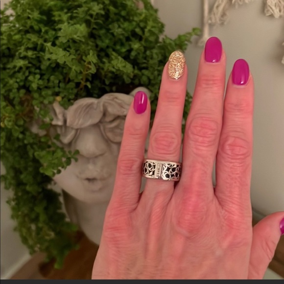 COACH Miranda enamel signature ring. - Picture 1 of 6